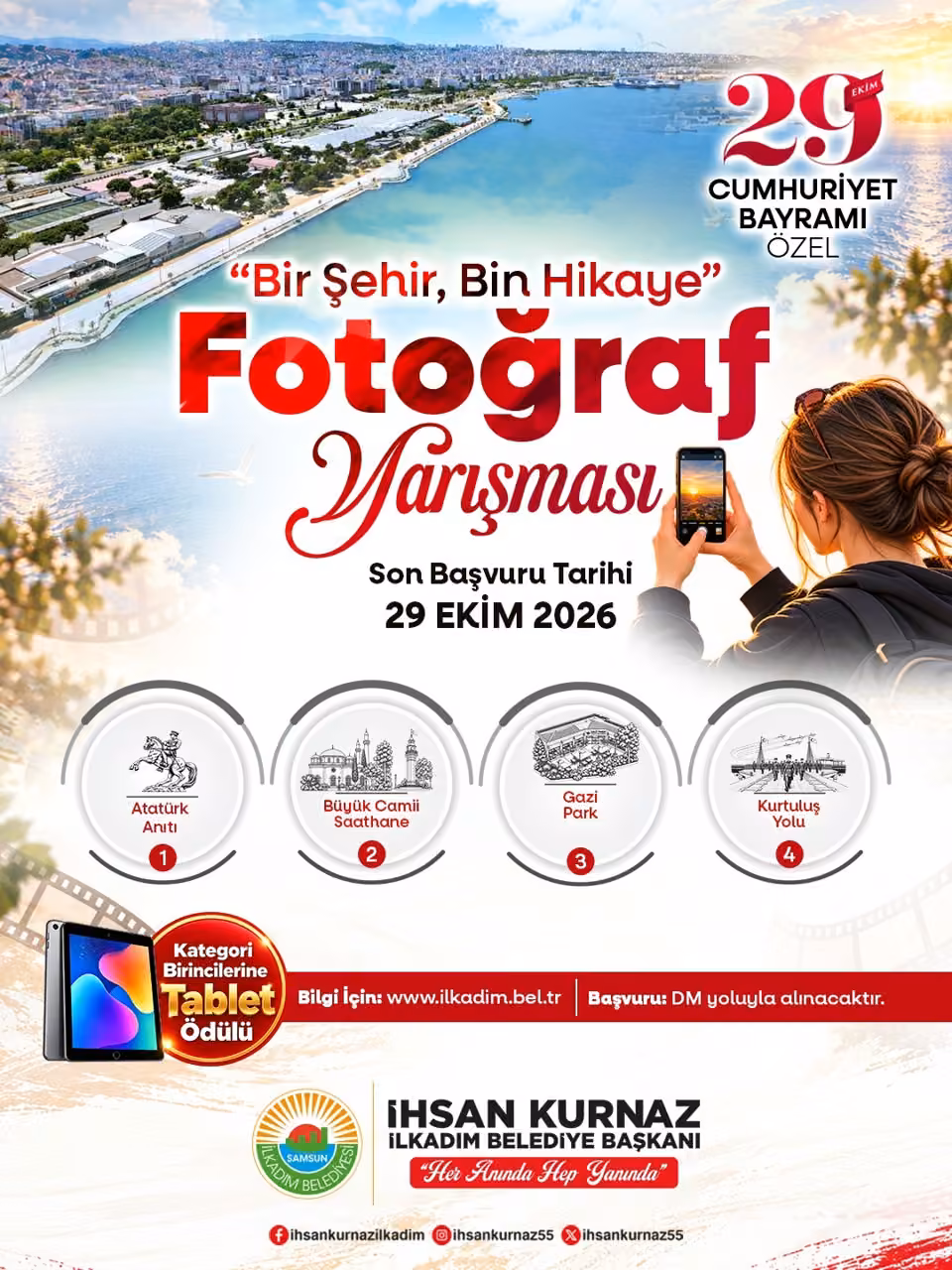 İlkadım’dan "Bir Şehir Bin Hikaye Fotoğraf Yarışması"