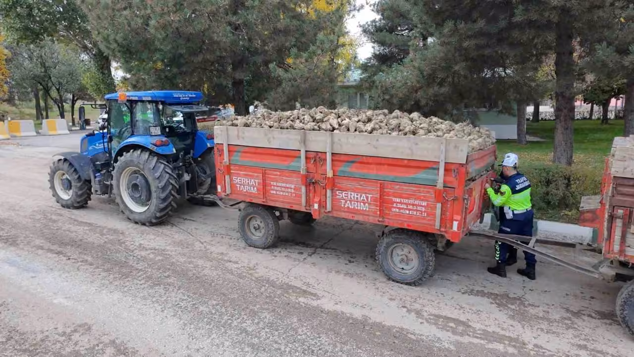 Muş’ta tarım araçlarına yönelik trafik denetimi yapıldı