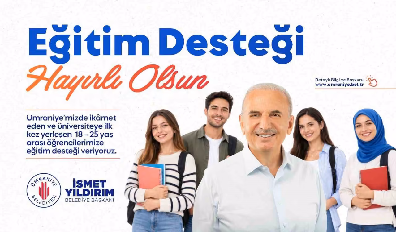 Ümraniye Belediyesi’nden üniversiteli gençlere 20 bin TL eğitim desteği