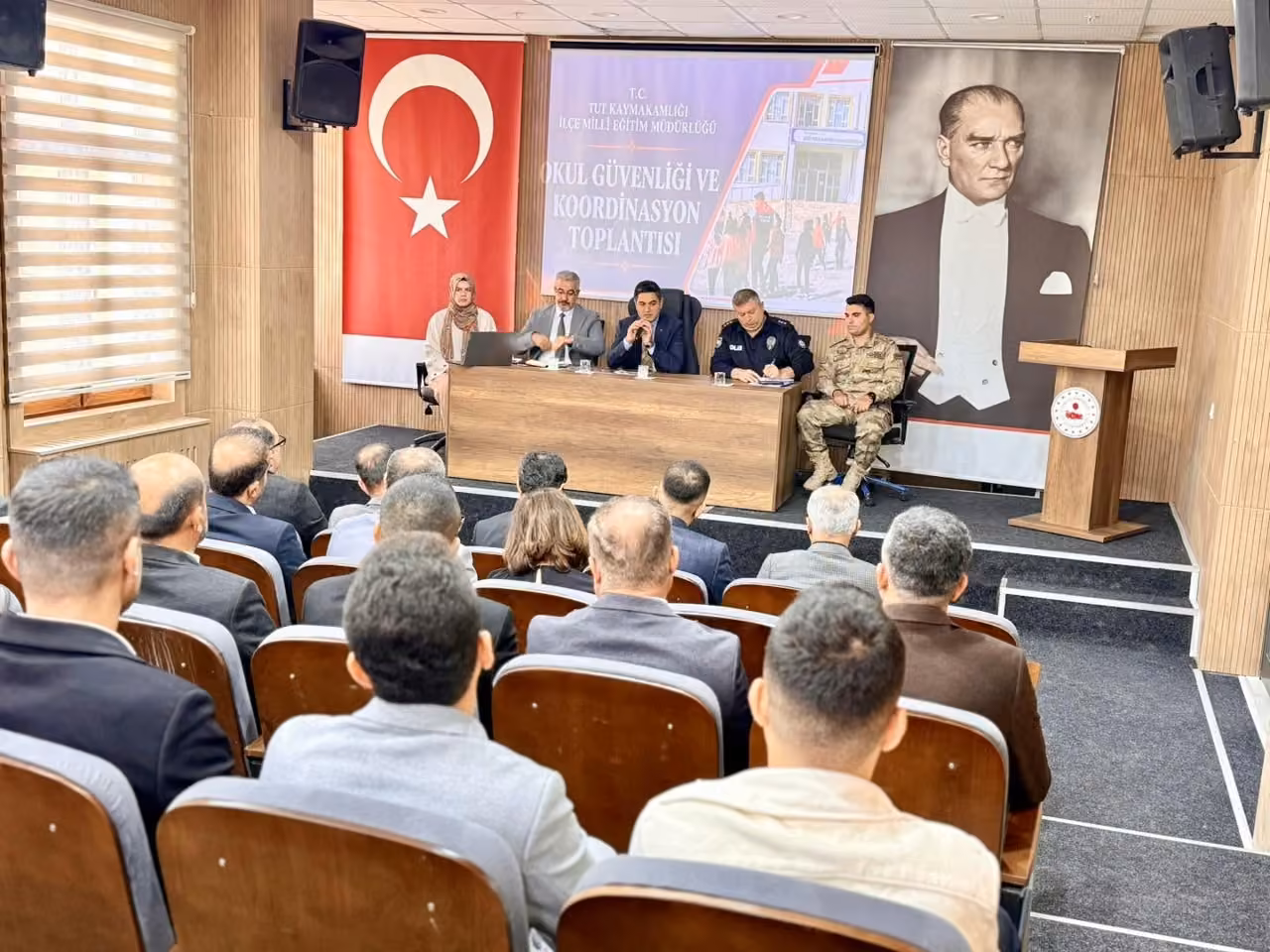 Tut’ta okul güvenliği toplantısı gerçekleştirildi