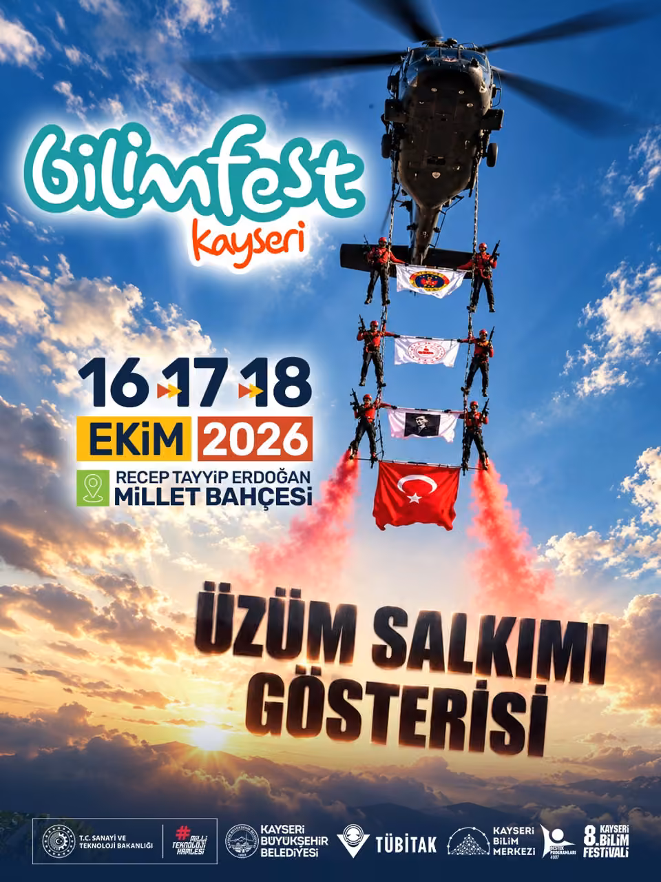 BİLİMFEST Kayseri’de havacılık ve gökyüzü şöleni yaşanacak