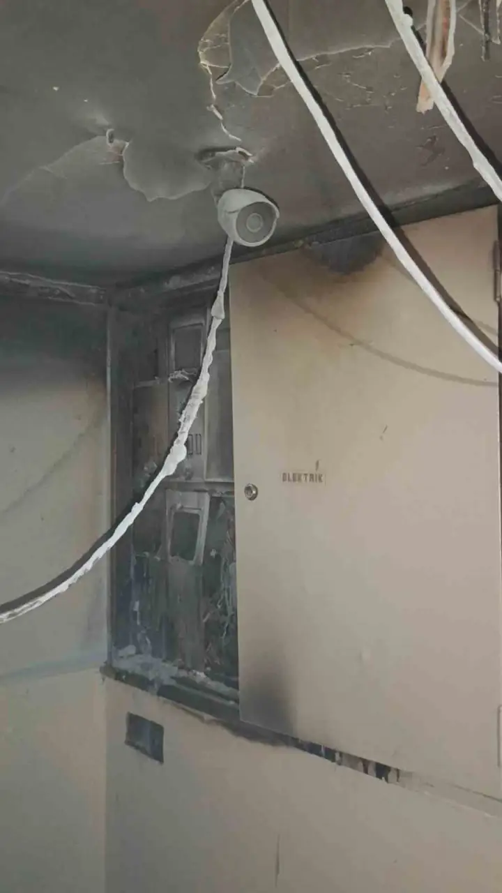 Van’da otelde çıkan yangın paniğe neden oldu