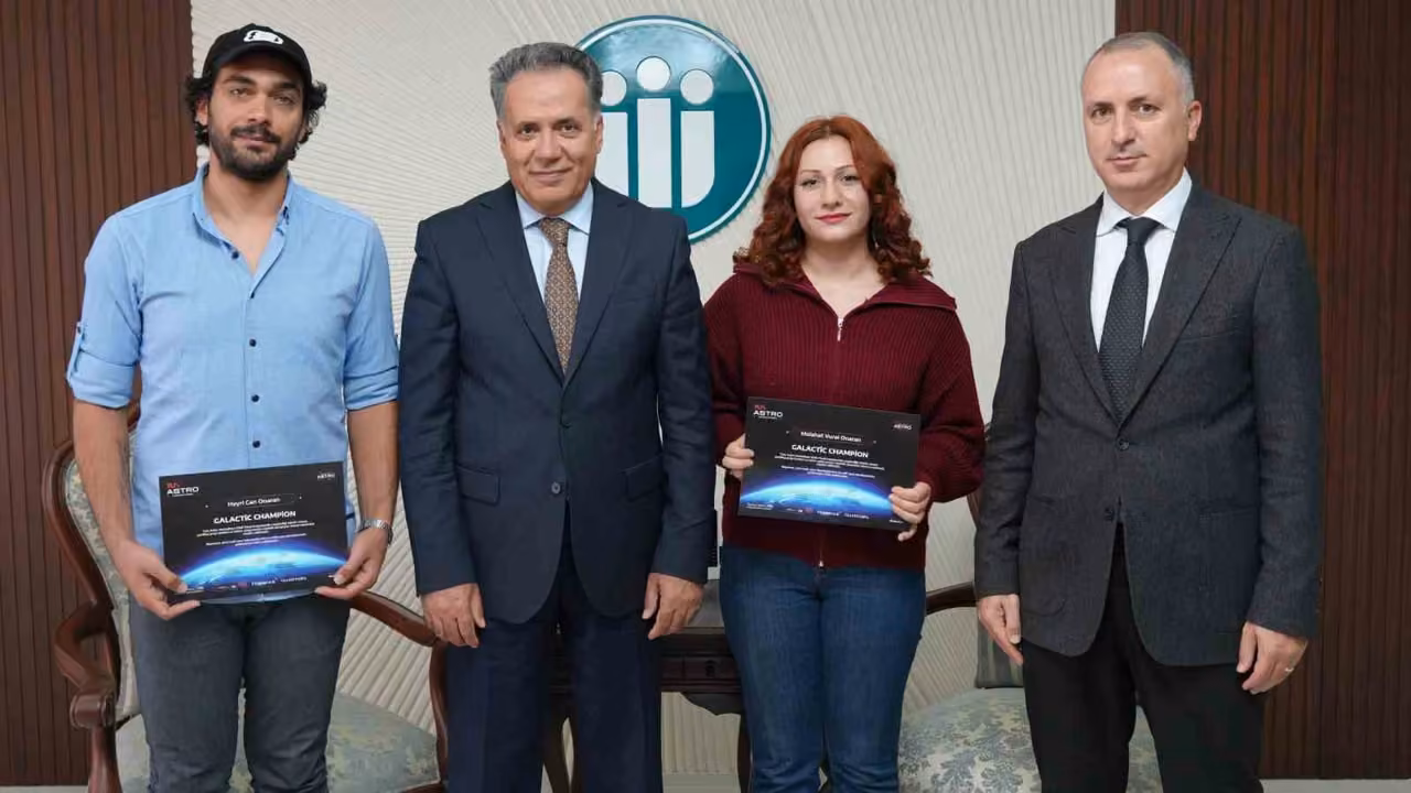 İnönü Üniversitesi öğrencilerinden uzay teknolojilerinde Galaktik şampiyonluk