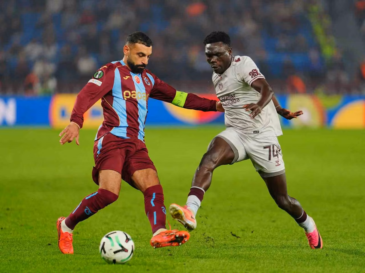UEFA Konferans Ligi: Trabzonspor: 1 - Hearts: 0 (İlk yarı)