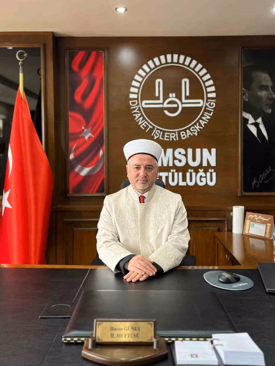Samsun Müftülüğünde devir teslim
