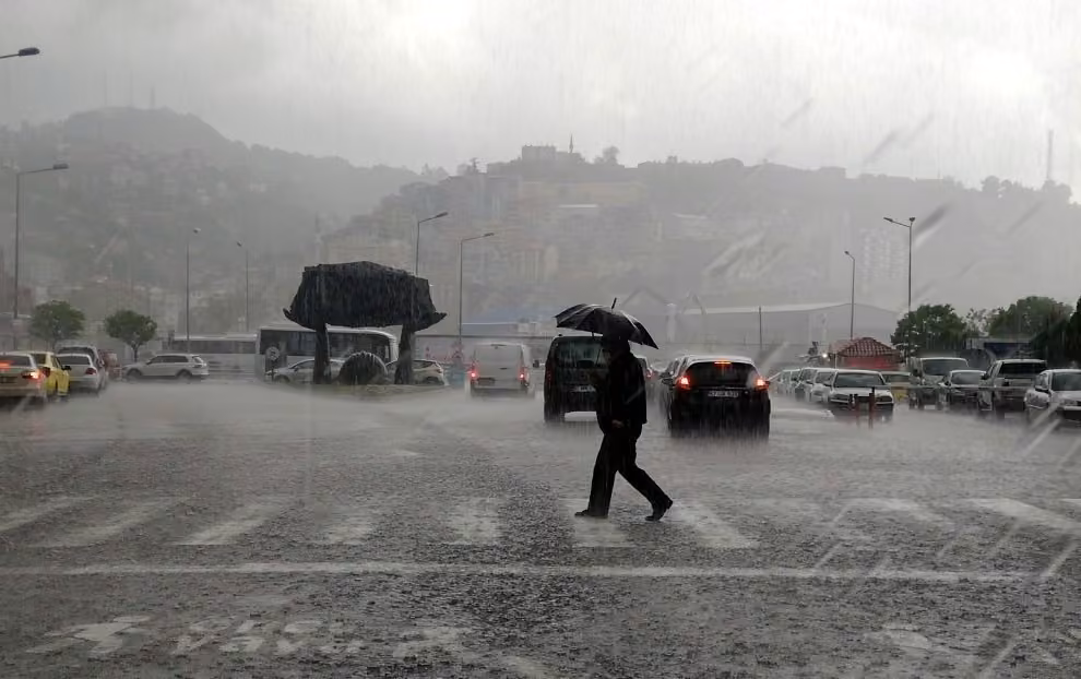 Erzincan için sağanak yağış ve kuvvetli rüzgar uyarısı