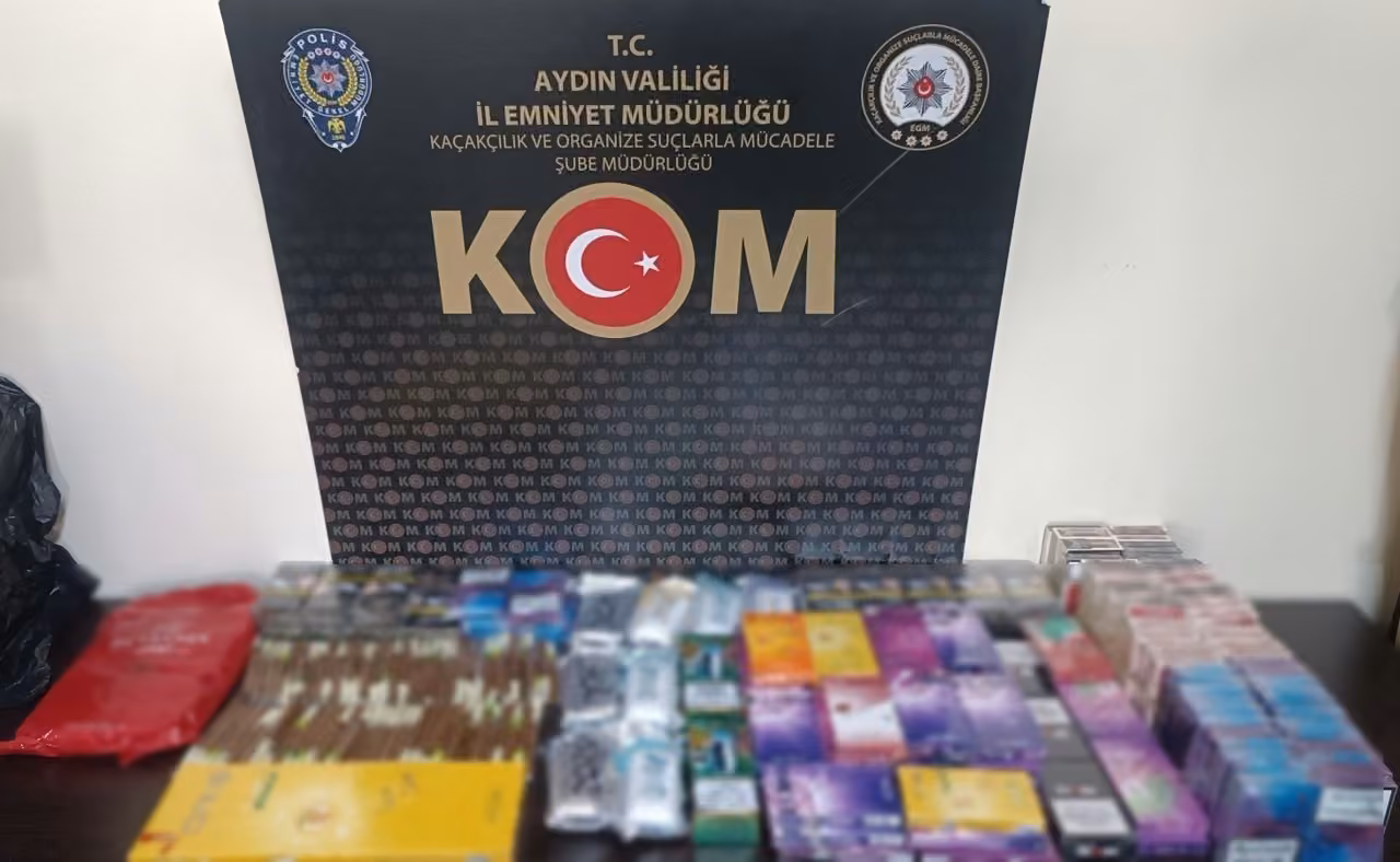 Aydın’da kaçak tütün operasyonu