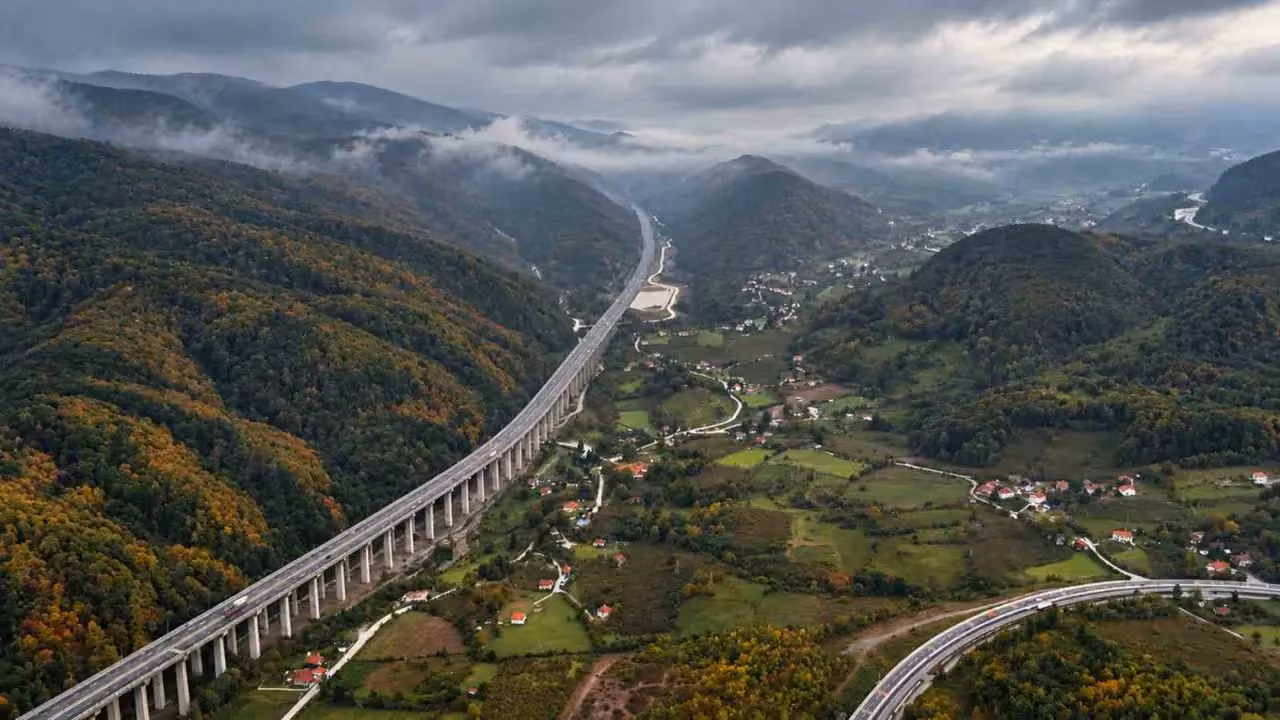 Bolu Dağı’nda sonbahar manzarası