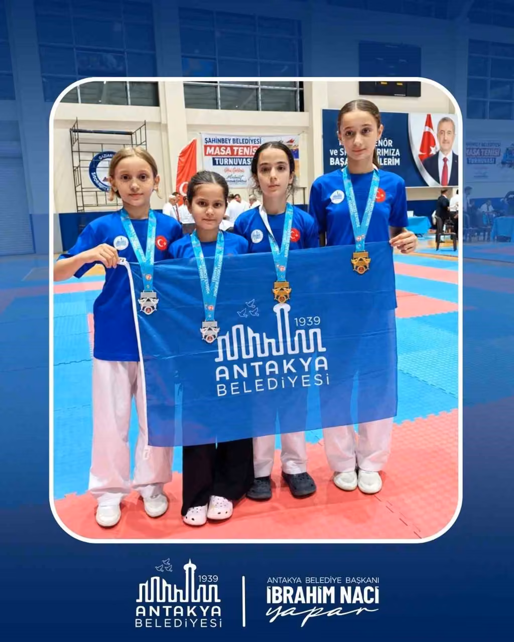 Antakya Belediyesi karate takımı 12 madalya kazandı