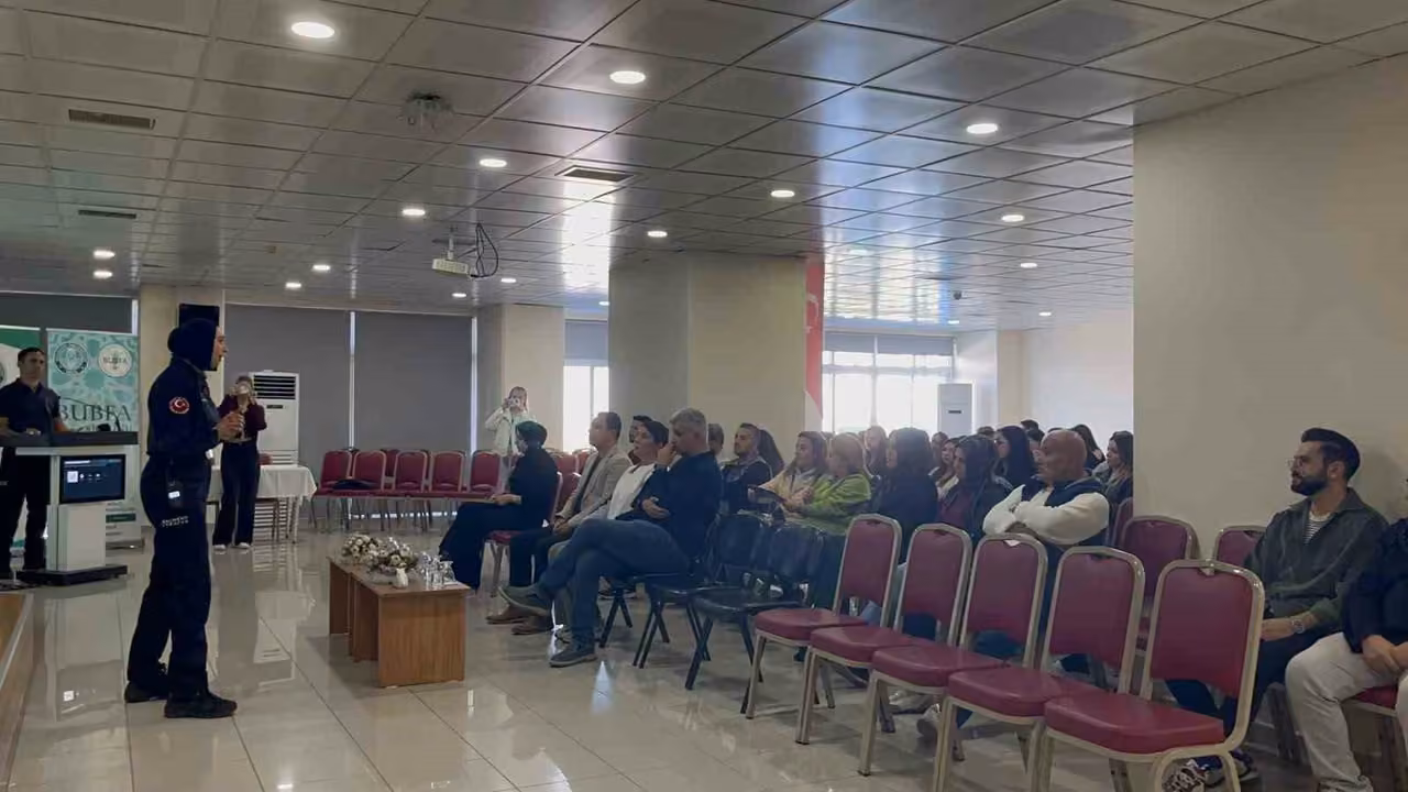 Üniversitede tatbikat heyecanı