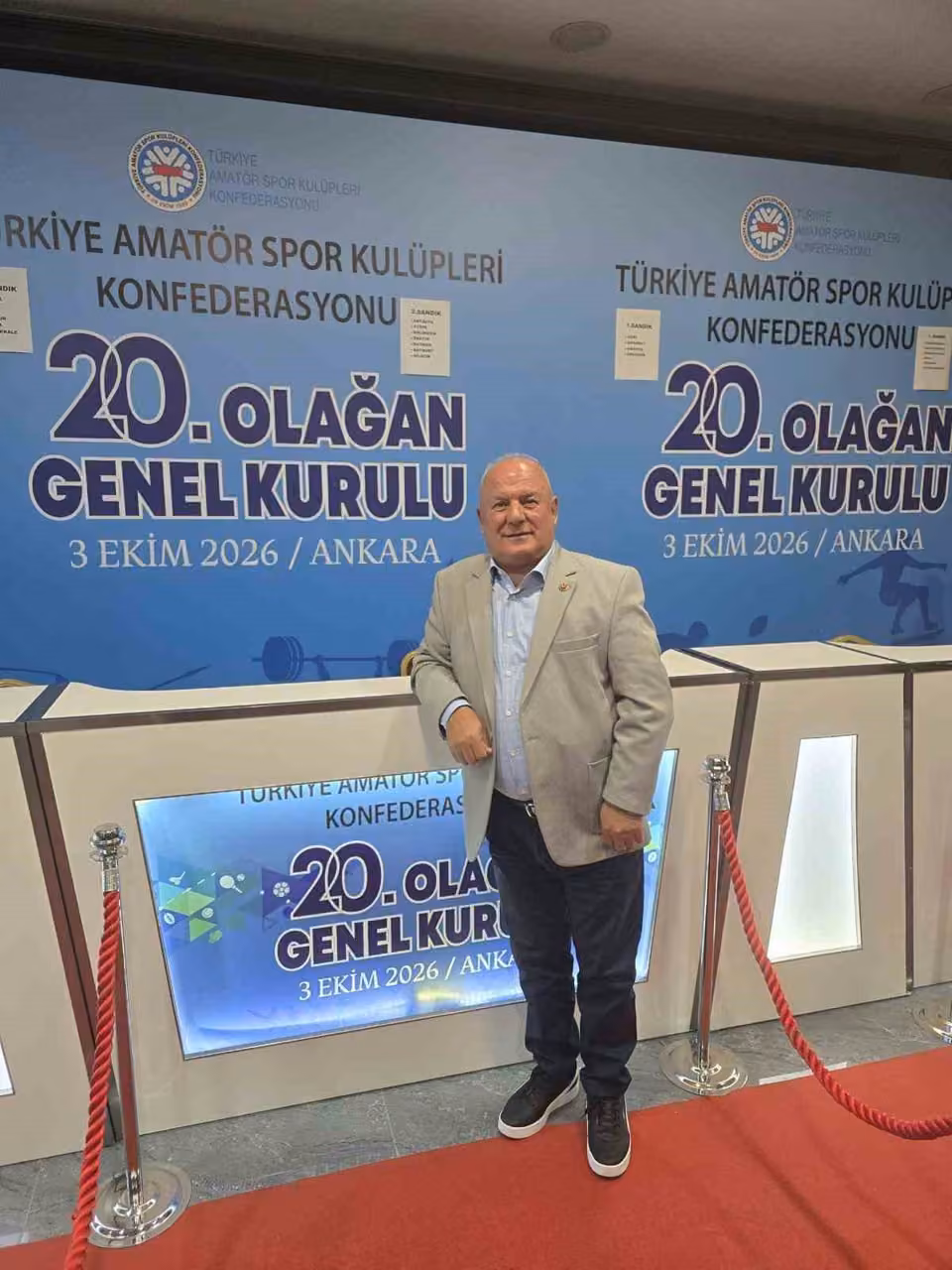 Bilecik ASKF Başkanı Nusret Tosun, TASKK disiplin kurulu asil üyeliğine seçildi