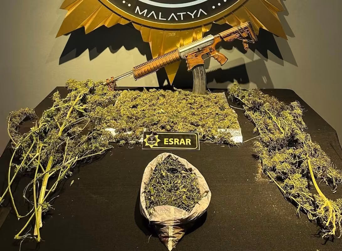 Malatya’da 2 kilo esrar ele geçirildi