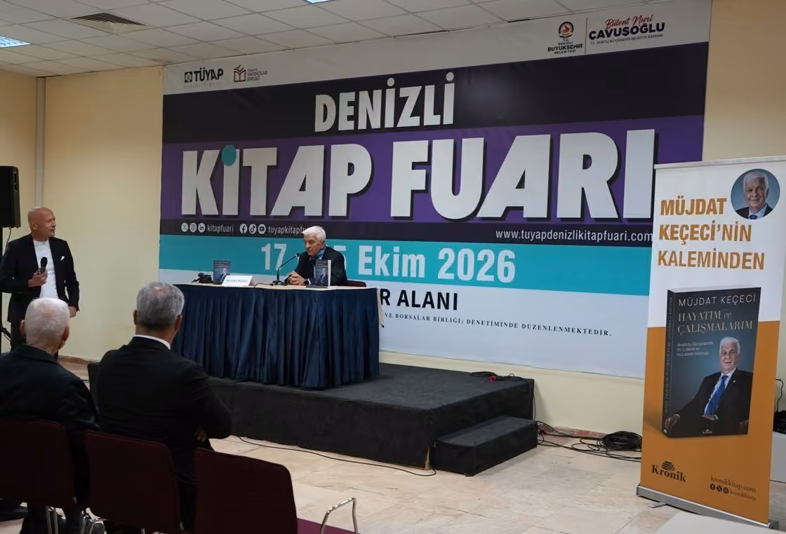 Denizli TÜYAP Kitap Fuarı’nda yazar yağmuru sürüyor