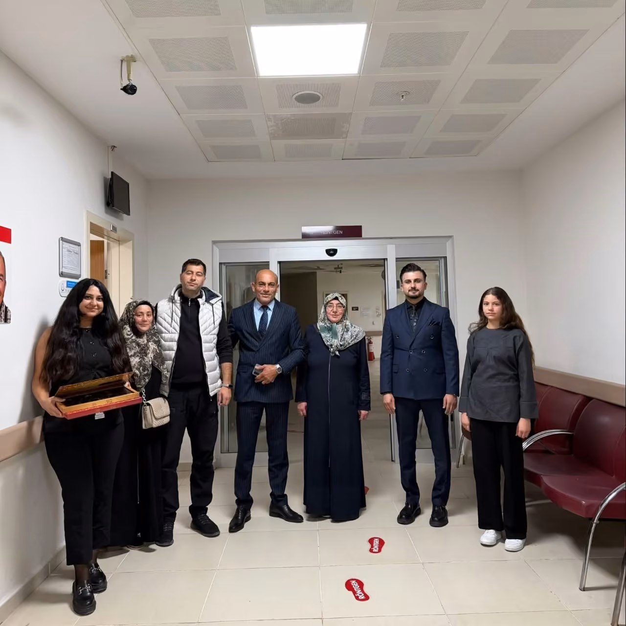 Tercan Devlet Hastanesi’nde hastalar ziyaret edildi