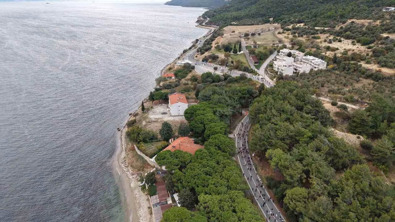 Tarihi Alan’da düzenlenen Uluslararası Gelibolu Maratonu sona erdi