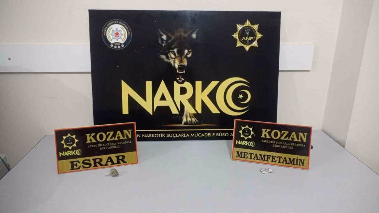 Kozan’da tüfek ve uyuşturucu ele geçirildi