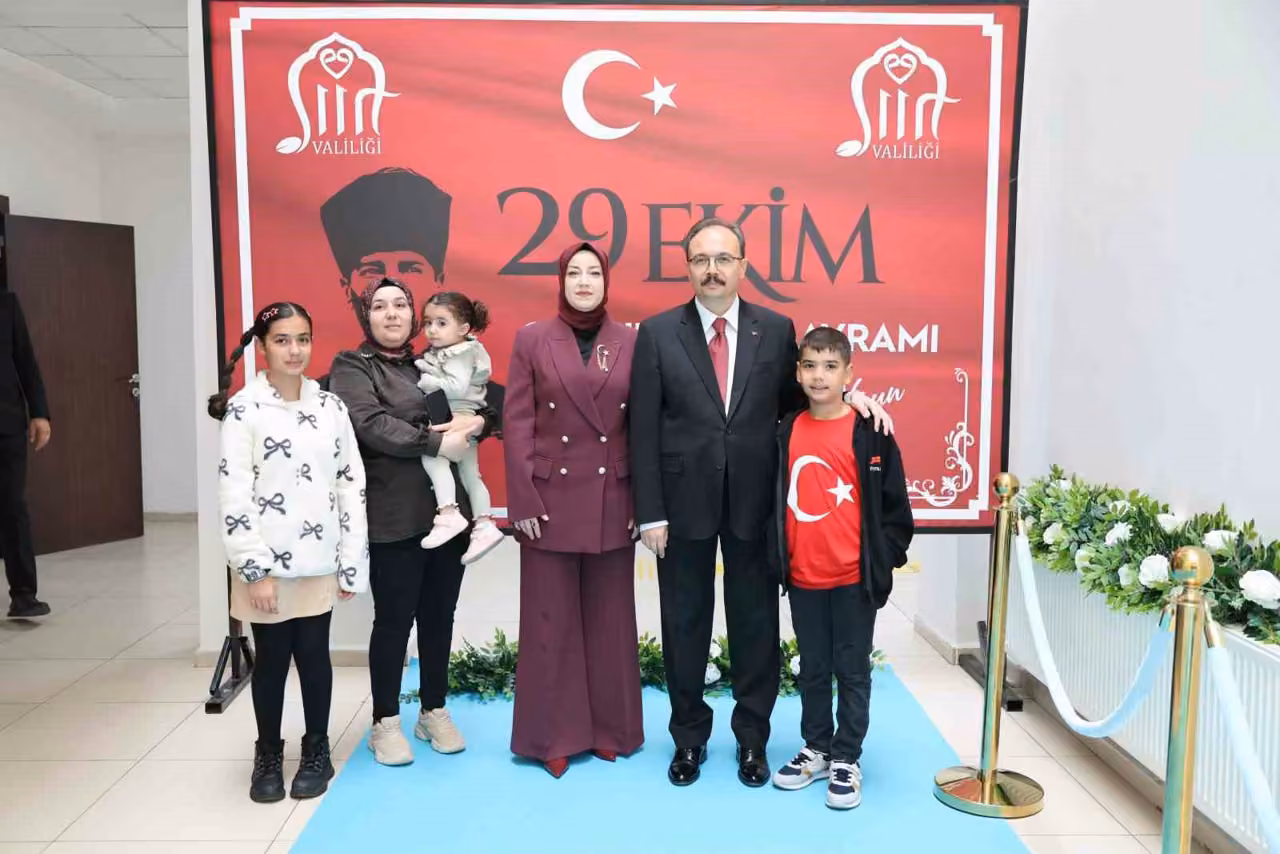 Siirt’te 29 Ekim Cumhuriyet Bayramı coşkuyla kutlandı
