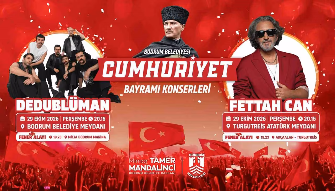 Bodrum’da Cumhuriyet Bayramı hazırlıkları tamamlandı