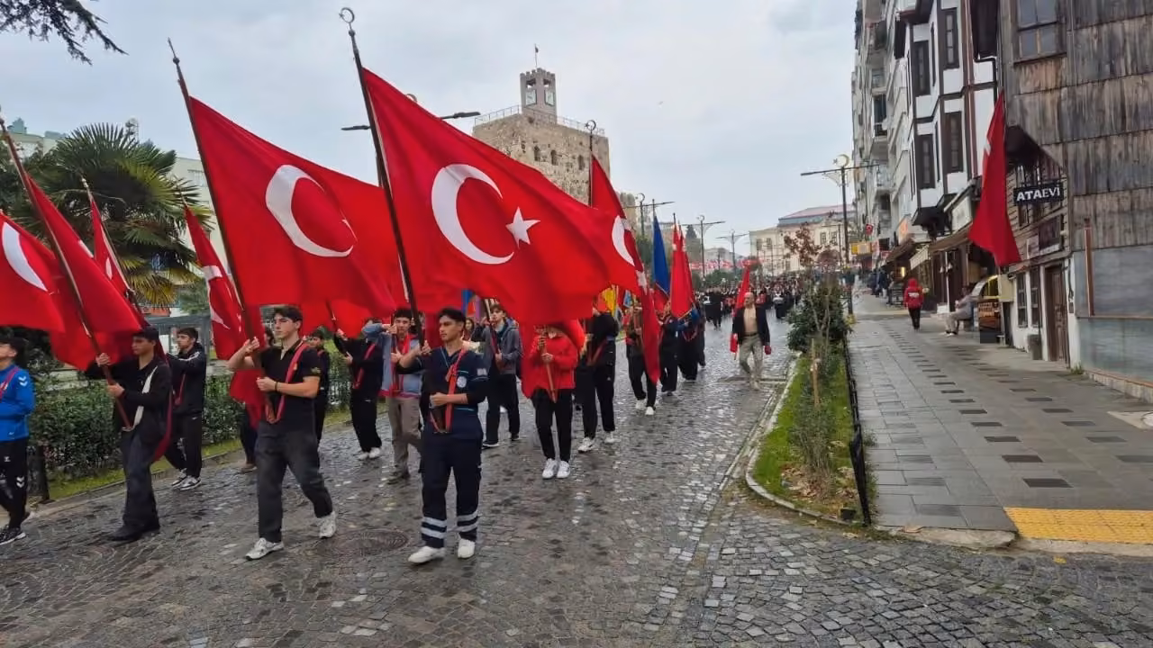 Sinop’ta Cumhuriyet Bayramı tören provası