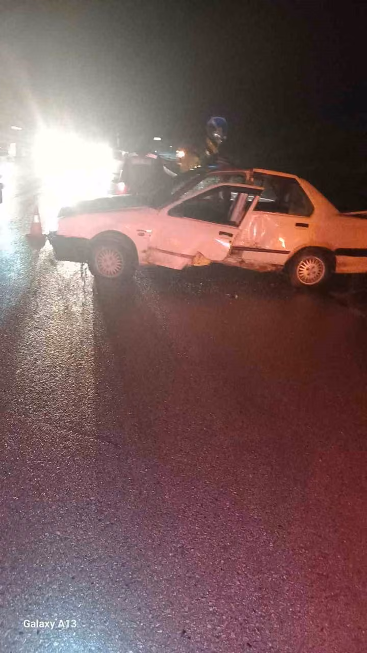 Sivas’ta devrilen otomobilin sürücüsü hayatını kaybetti