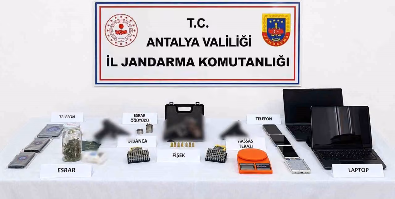 Antalya’da uyuşturucu operasyonu