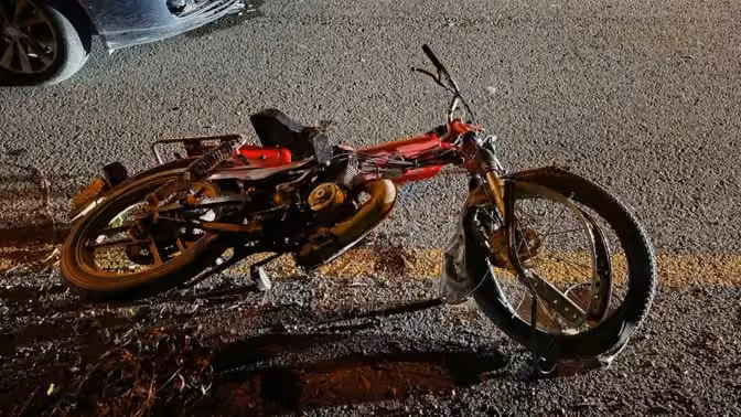 Otomobil ile motosiklet kafa kafaya çarpıştı: 1 ölü