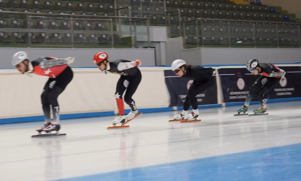 Erzurum’da short track heyecanı başlıyor: 43 kulüpten 217 sporcu pistte
