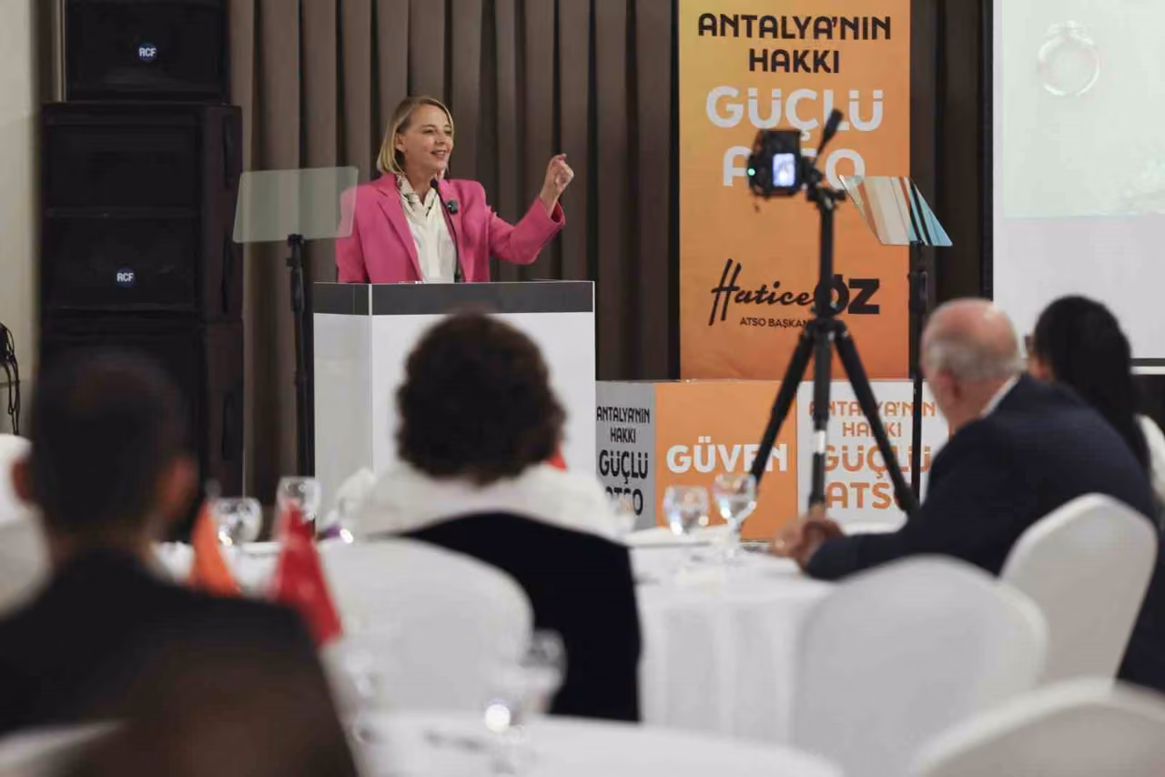 ATSO adayı Hatice Öz: "Antalya geleceği kuran şehir olmalı"
