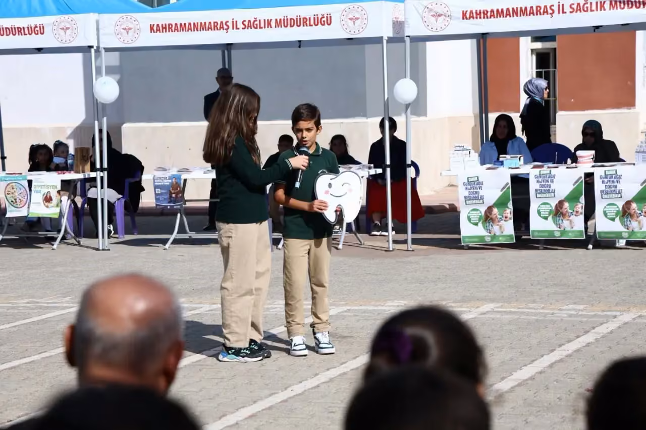 Kahramanmaraş’ta öğrencilere sağlıklı yaşamın püf noktaları anlatıldı