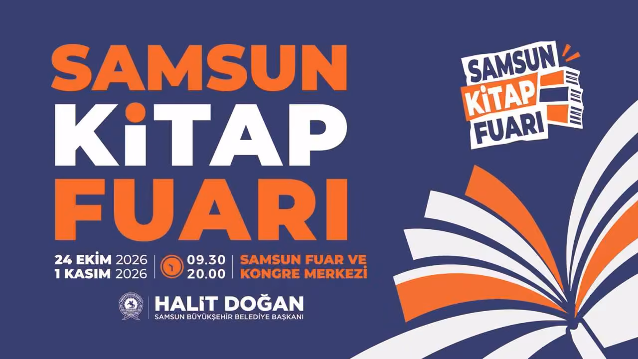 Samsun Kitap Fuarı 24 Ekim’de başlıyor