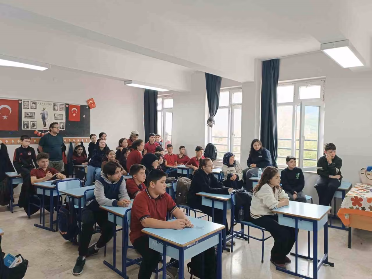 Beyağaç’ta öğrenci ve öğretmenlere tüberküloz eğitimi verildi