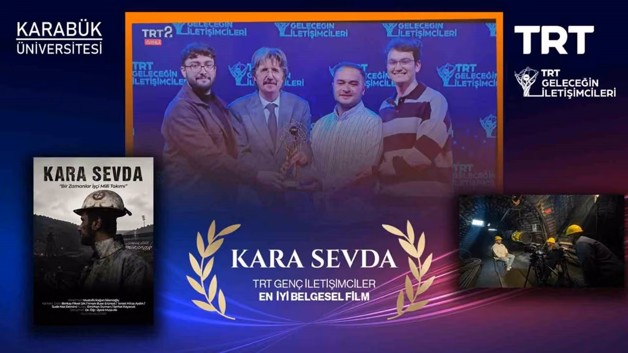 KBÜ öğrencilerinin "Kara Sevda" belgeseli TRT yarışmasında birinci oldu