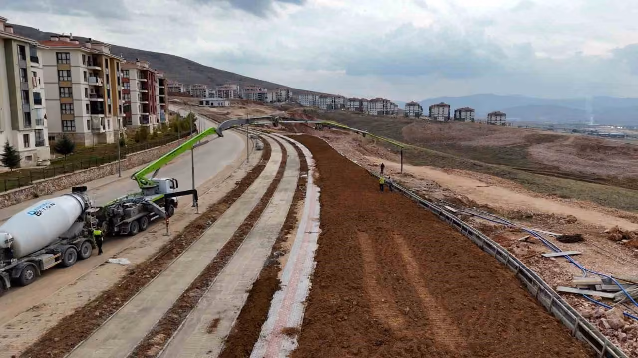 Güneykent Seyir Yolu Projesi’nde çalışmalar hızla ilerliyor