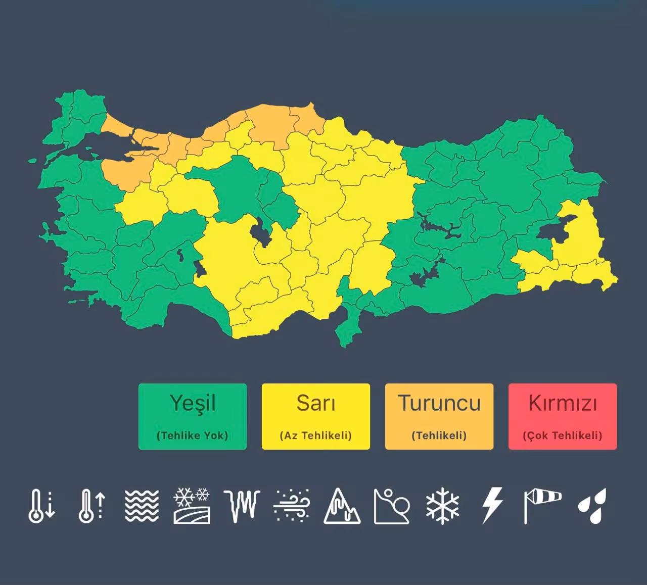 Bakan Kurum: "Yarın yağışlara karşı 10 ilimiz için turuncu kodlu uyarı yapıldı"