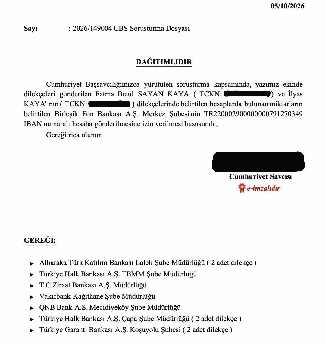 Fon soruşturmasında gönüllü ödeme başvurusuna savcılıktan izin