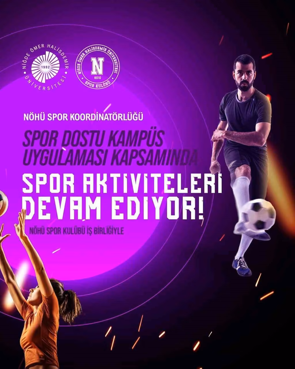 Spor dostu kampüste etkinlikler başladı