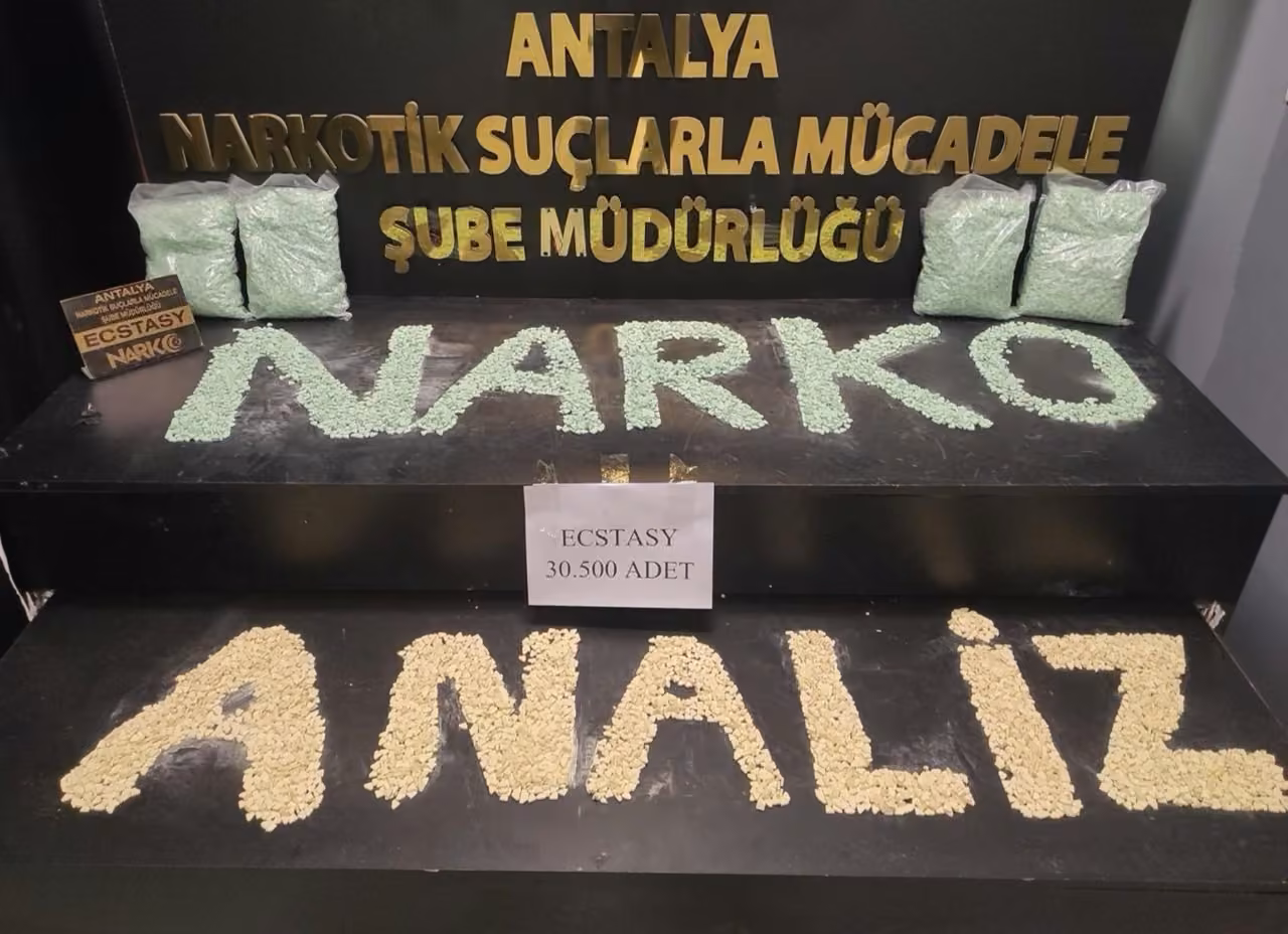 Antalya’da uyuşturucuyla mücadelede 1 haftada 30 operasyon düzenlendi