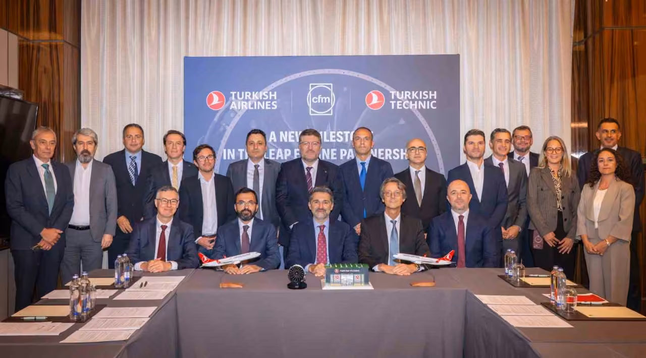Türk Hava Yolları ile CFM arasında 600’den fazla LEAP-1B motoru için mutabakat zaptı imzaladı