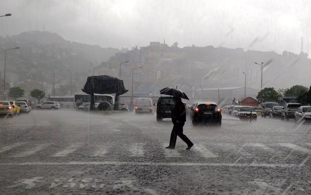 Meteoroloji’den Erzincan, Erzurum ve Bayburt için kuvvetli yağış uyarısı