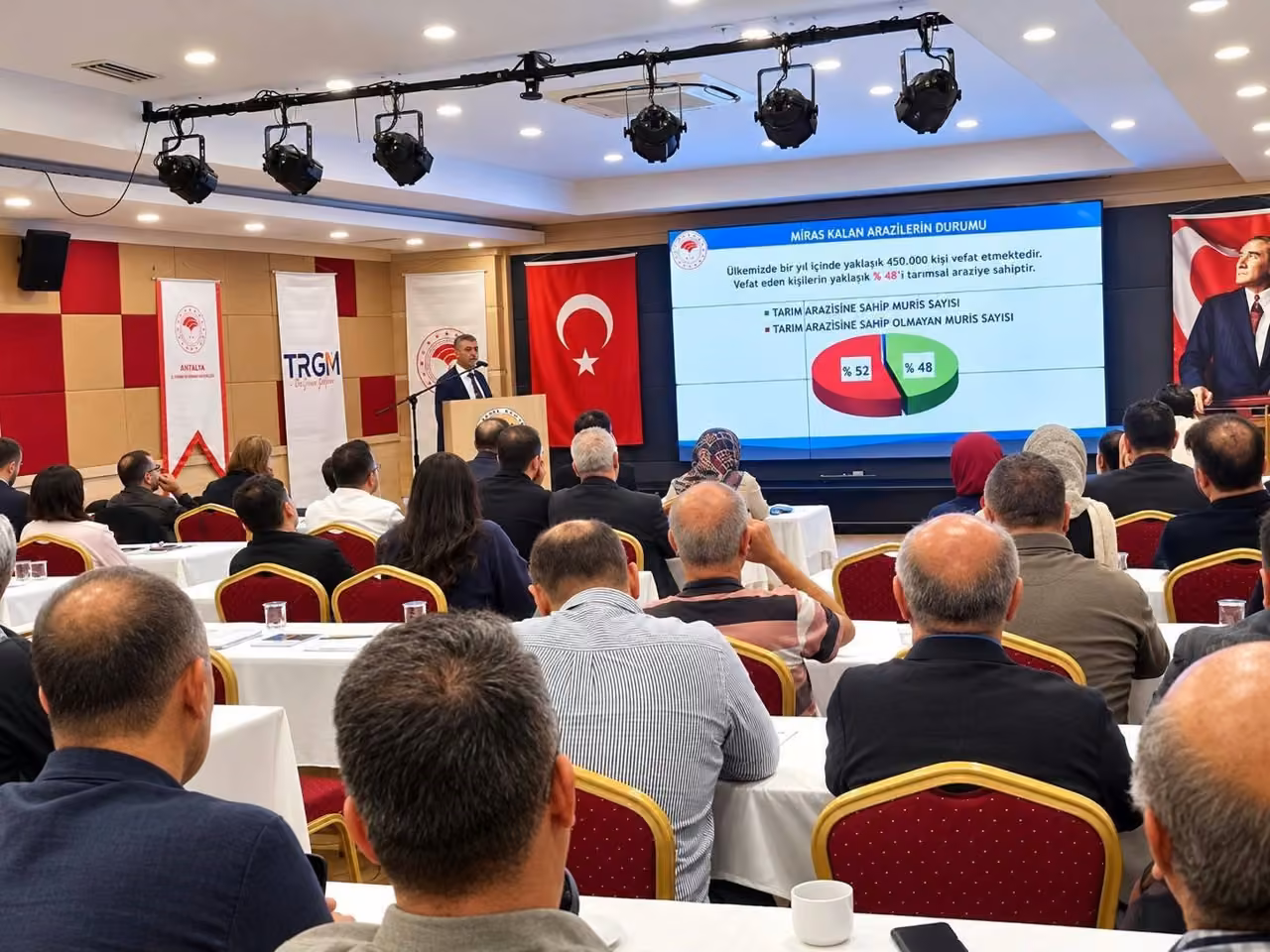 Tarım arazilerinin satış ve miras yoluyla devri eğitimi düzenlendi