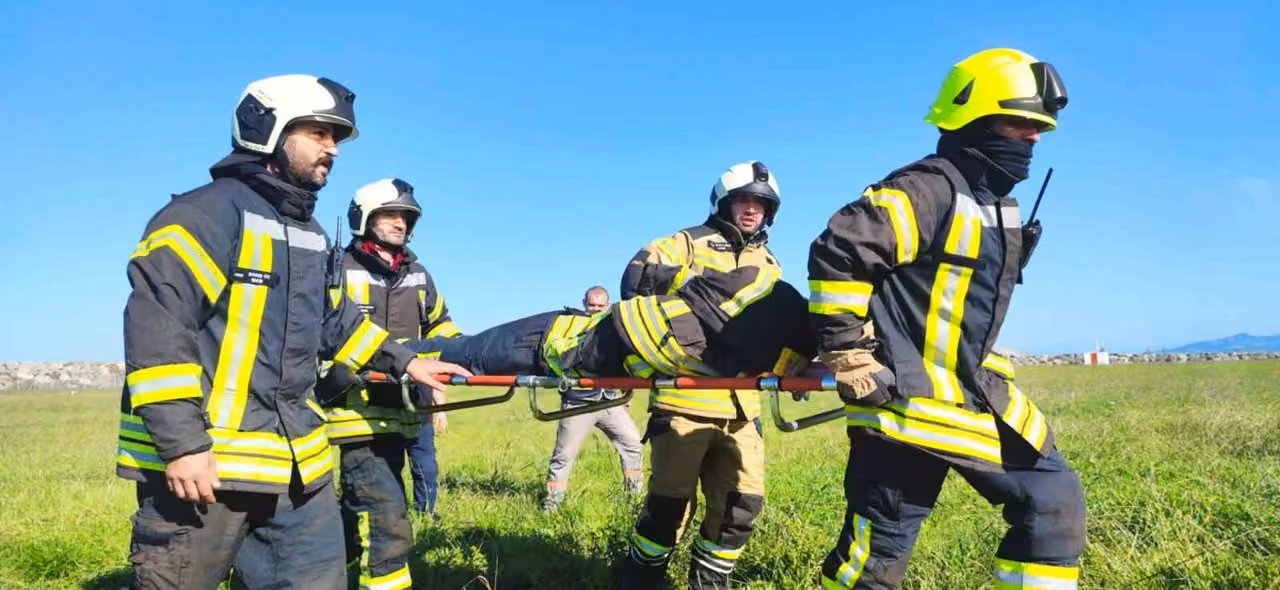 Ordu-Giresun Havalimanı’nda uçak kazası ve yangın tatbikatı