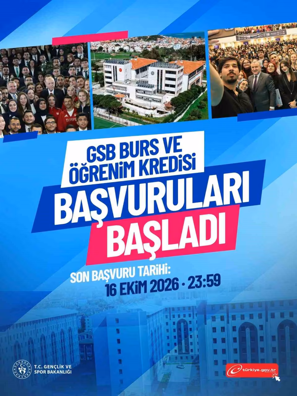 Burs ve öğrenim kredisi başvuruları başladı