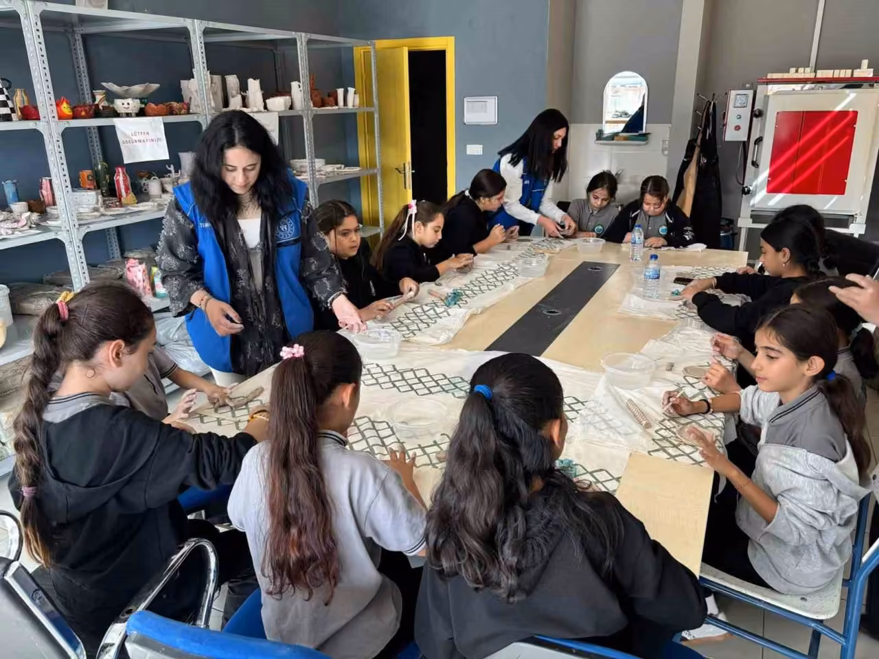 Ortaokul öğrencileri Gençlik Merkezinde ağırlandı