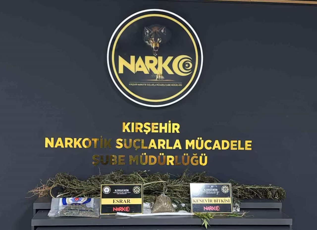 Kırşehir’de uyuşturucu operasyonu: 1 tutuklama