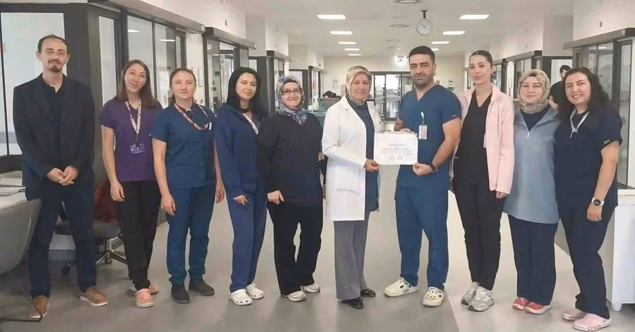 Kütahya Şehir Hastanesi’nde el hijyeni teşekkürünü Dahiliye Yoğun Bakım Ünitesi aldı