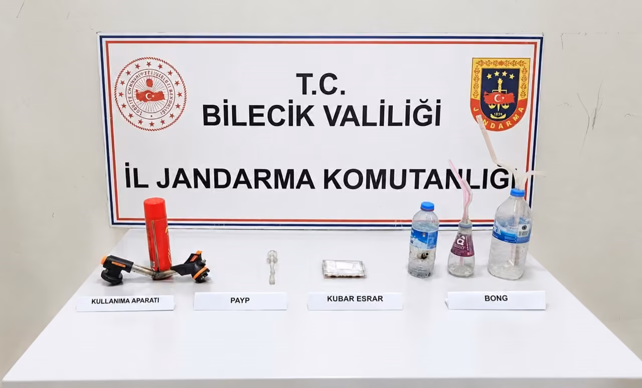 Bilecik’te uyuşturucu operasyonu: 3 gözaltı