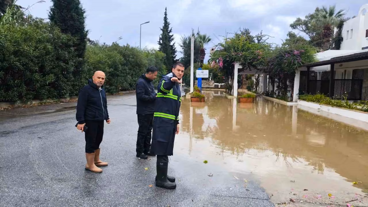 Bodrum’da yağış seferberliği