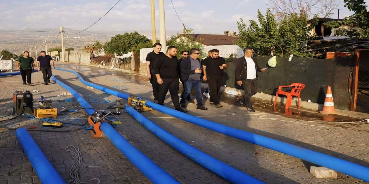 Şırnak’ta afet konutlarında su altyapısı baştan yenileniyor