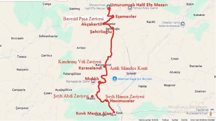 Selendi’de milli mücadelenin izleri 26,2 kilometrelik rotayla yaşatılacak