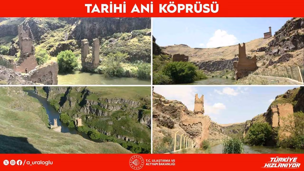 Bakan Uraloğlu açıkladı: Tarihi Ani Köprüsü restore ediliyor